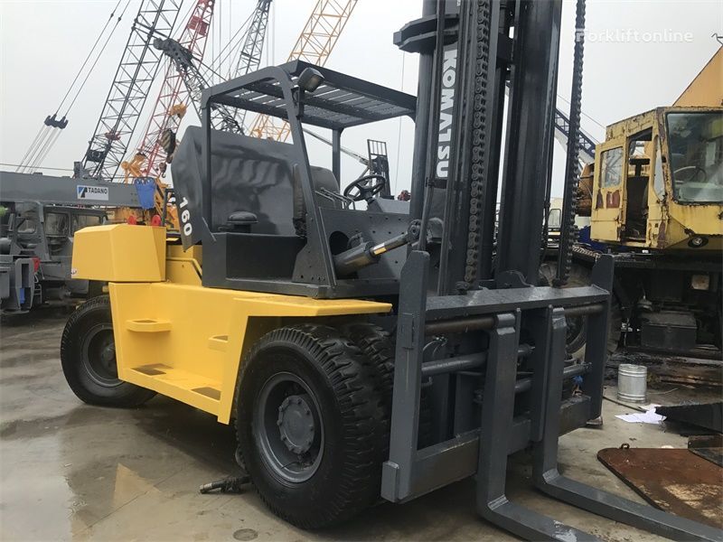 رافعة للحاويات Komatsu FD160 FD150 15TONS 16TONS Used Diesel Forklift Japan original